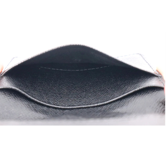 Louis Vuitton Ludlow Compact Epi Leather Coin Purse Card Wallet Black Authentic - Picture 13 of 14